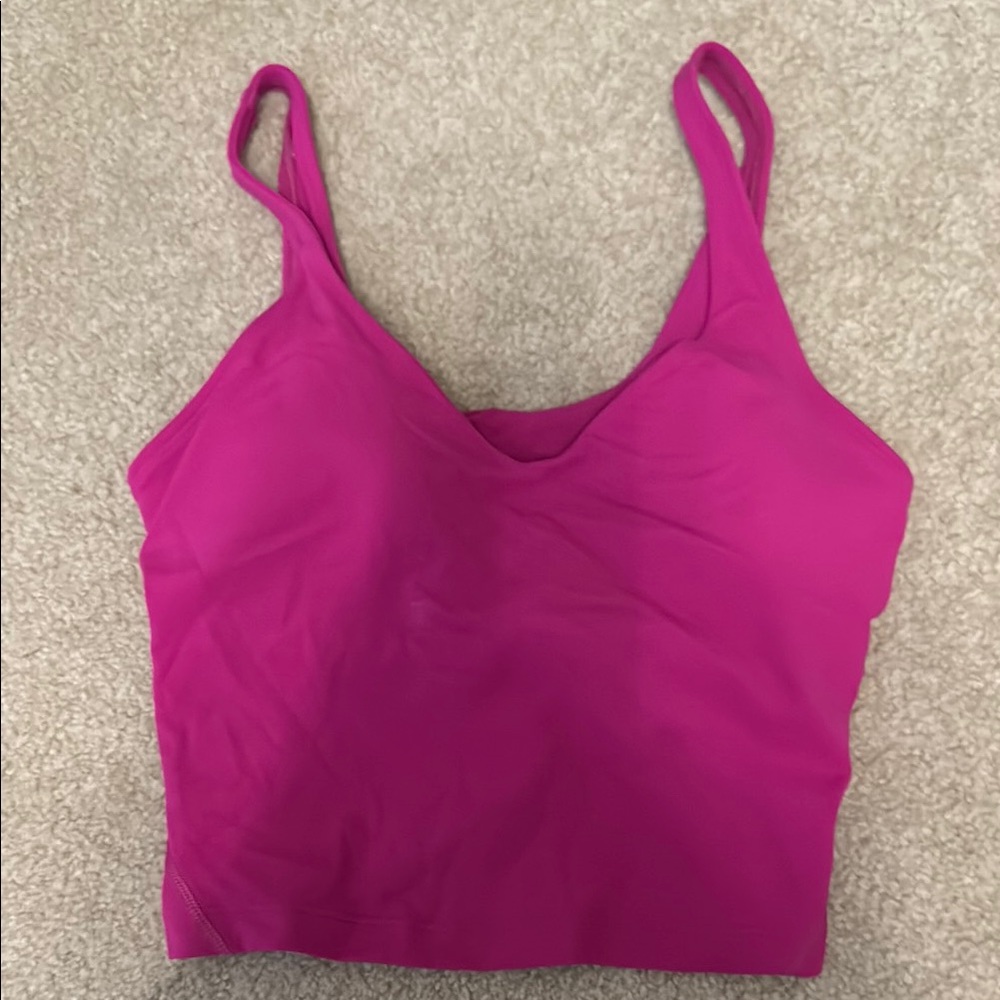 luluemon Ripped Raspberry Align Tank Top